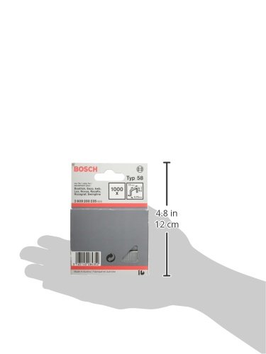 Bosch 2609200235 Agrafe à fil fin de type 58 13 x 0 75 x 8 mm 1000 pièces - vue 5