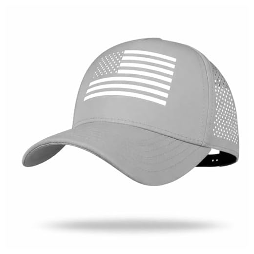 ZTL M/L/XL/XXL American Flag Trucker Hat, Structured 5 Panel Snapback Hat, Adjustable Quick Dry Breathable Laser Cut Cap