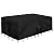 OutdoorLines Outdoor Waterproof Patio Table Furniture Set Covers - Rectangle Couch Sectional Cover Outside Weatherproof Patio Furniture Covering for Deck, Lawn and Backyard 74"L x 47"W x 28"H, Black