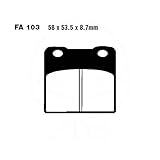 Bremsbelag vorne EBC standard TT, FA103