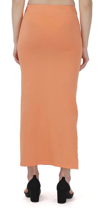 Image of Lycra Blend Cotton Saree Shapewear Petticoat for Women and Girls, Skirts Shapewear Dress for Saree