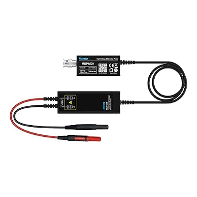 Micsig Oscilloscope HV Probe MDP Series MDP1500 100Mhz High Voltage Differential Probe BNC Interface Dual Range Selection Quick Zero USB Power Supply(MDP1500)