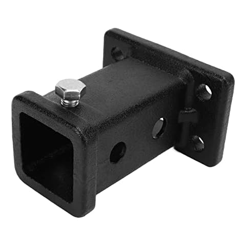 Trailer Hitch Receiver Adapter, Reliable Universal High Hardness Rustproof Moulded Steel Tow Bar Hitch Receiver Tube for Pickup Trucks Cover