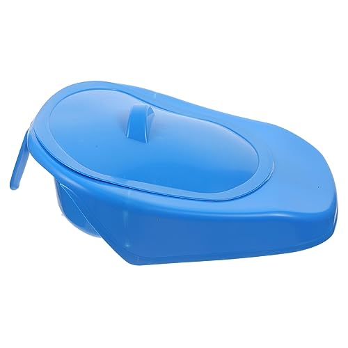 HAPINARY Bedpan for Bedridden Emergency Toilet Pot Pans for Plastic Bedpan Nursing Care