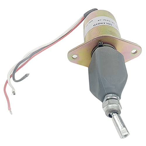 JiayicityEHB4822-1 Shut off Stop Solenoid SA-5132-12 2003ES-24S7ULB5 Compatible with Woodwar d Machine Compatible with Deut z Engine BF6M2012 BF4M2012