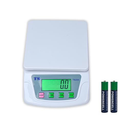 Image of VINAYAK SCALES Digital Weighing Scale 5kg x 0.1g (100mg) | High Precision Multi-Purpose Scale for Kitchen, Baking, Coffee, Food, Silver Jewellery & Crafts | Tare Function