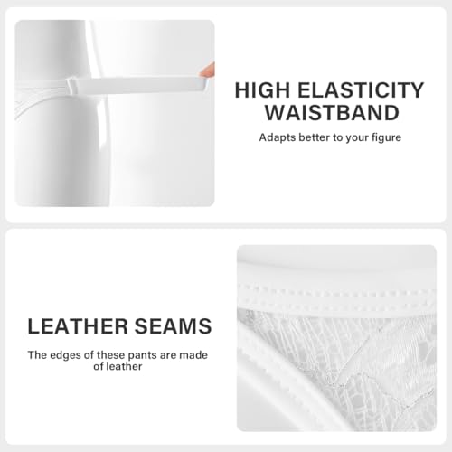 Casey Kevin Men's Thongs Underwear Sexy Lace Low Rise G-String Sheer Mesh Bikini Panties3