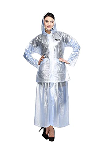 rol Reoutlook Transparent Waterproof Rain Skirt Top For Women-picture-29