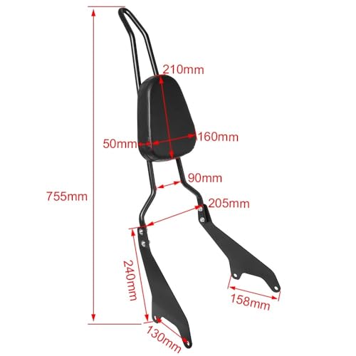 Dossier de siège passager arrière pour Bolt XV950 : éliminez la fatigue en duo - 7