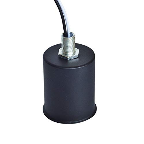 hudiemm0B Bulb Socket, E14/E27 Ceramic Screw LED Light Base Bulb Lamp Socket Holder Adapter Converter Black E27