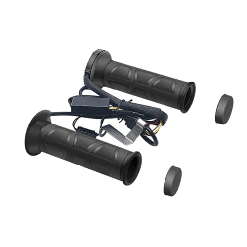 Puños calefactables de 22mm con temperatura regulable para puños moldeados de moto