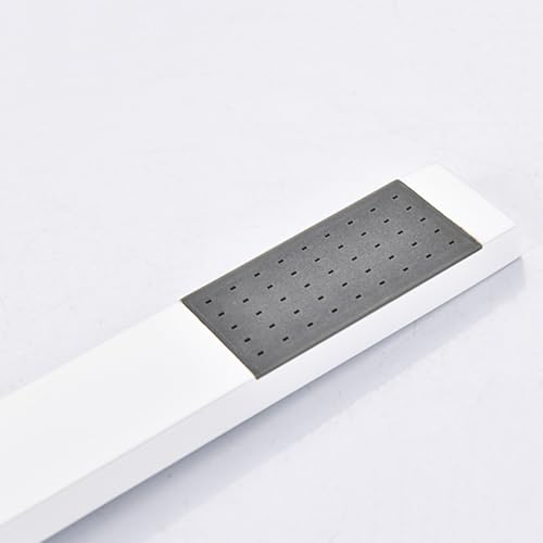 Robinet de bain cascade blanc à jet fluide et mitigeur douche complet - 3