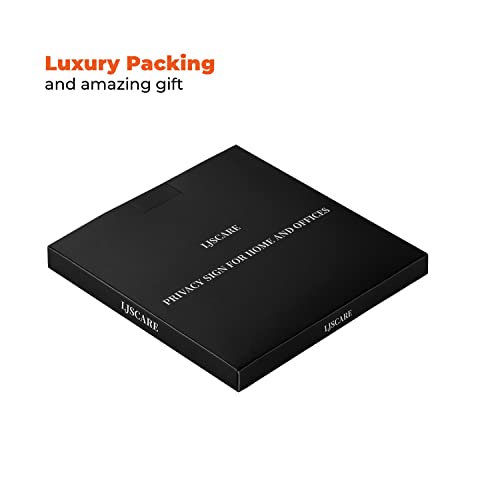 office door sign do not disturbcome in welcomeout of officein a meetingback soonworking remotely 6 options ljscare privacy door sign 6 inch black