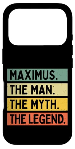 Maximus The Man The Myth The Legend �ʔ������� �X�}�z�P�[�X iPhone 17 Pro �p
