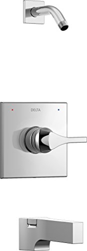 Lowest Price Delta T14474-LHD Zura Monitor 14 Series Tub and Shower Trim without Shower Head, Chrome