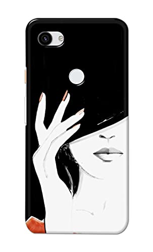 Image of PRINTFIDAA Photo of Beautiful Girl Hard Back Cover for Google Pixel 3A, G020A, G020E, G020B Back Cover -(P6) KAT1005