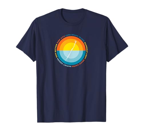 Long Beach Island Barnegat Light Beach Haven Sunset T T-Shirt
