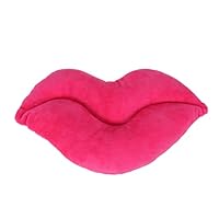 Gatuida Plush Lip Cushion Pillow for Home Decor Soft Pink Sofa Throw Pillow Couples and Friends Fun Emoticon Design Pp Cotton Filled