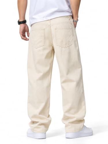 OddMonkey Jeans for Man Cream Baggy - Image 5