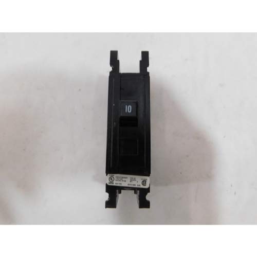 EATON CUTLER HAMMER QC1010 QC BREAKER 1P 10AMP WITH BINDING HEAD SCREWS LINE AND LOAD
