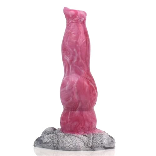 Jouet sexuel for couples gode véritable loup 21cm avec bouchon anal