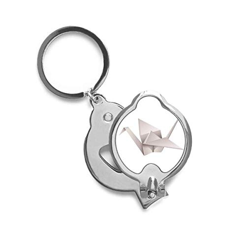 Coupe-ongles motif grue origami géométrique DIYthinker en acier