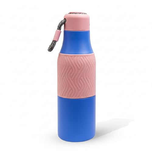 Image of Rabitat ZAPPY Insulated Water Bottle for School Kids | Steel Water Bottle for Kids | Kids Water Bottle | 1+1 Year Brand Warranty | Hot & Cold Upto 18 Hours | Office, Gym, Outdoor 700ml Blue