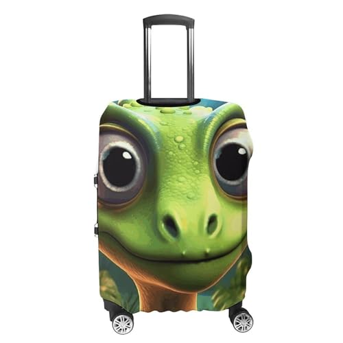 Little Dinosaur Travel Luggage Cover Elastic Washable Suitcase Cover Dustproof Anti-Scratch Suitcase Protector Fits 19-32 Inch Luggage, XL4