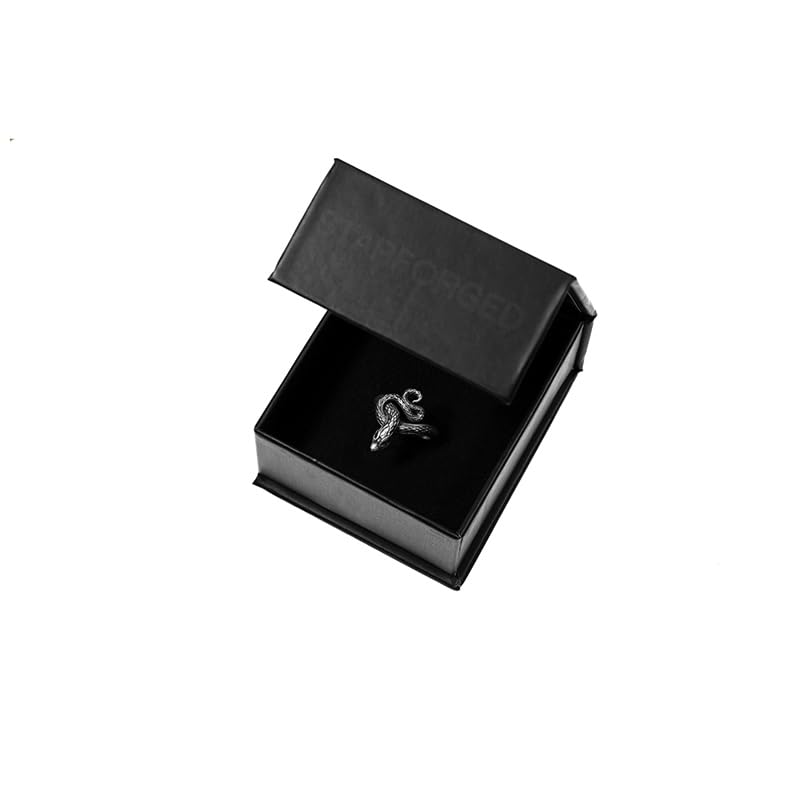 Starforged Covetous Silver Serpent Ring Dark Souls, modischer Silberring