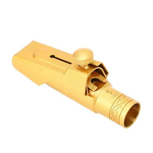 5cブラスメタルアルトサックスサックス用マウスピース透明なスーパートレブルオーバートンのバランスの取れたトーンを簡単に入手できます。