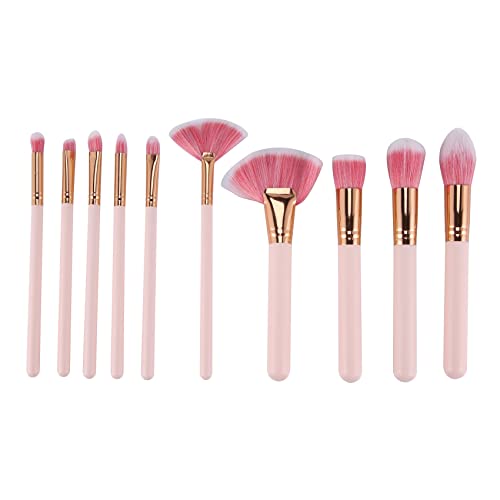 CALIBAN - Juego de 10 piezas de serías para maquillaje, conjunto de pinceles de maquillaje, herramientas de belleza
