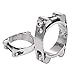 2Pack T-Bolt Hose Clamps, Stainless Steel Double-Head Heavy Duty Adjustable Clamp for Automotive, Plumbing & Industrial Pipes(30-40mm)
