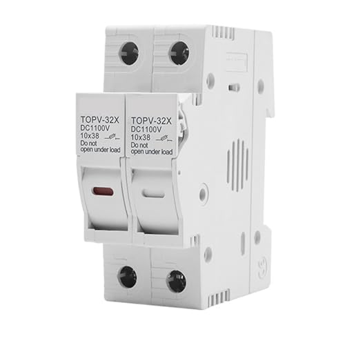 Porte-fusible photovoltaïque 10 x 38 mm résistant aux surcharges électriques de 1100V