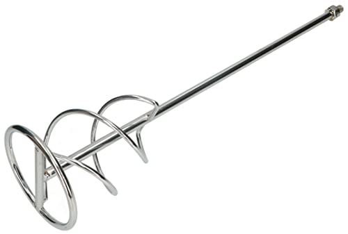 KOTARBAU® Mörtelrührer Spiralmischer 140 mm mit M14 Gewinde für Zement Putz Gips Farben Rührkorb Wendelrührer Rondenrührer Farbrührer Rührquirl Gipsrührer