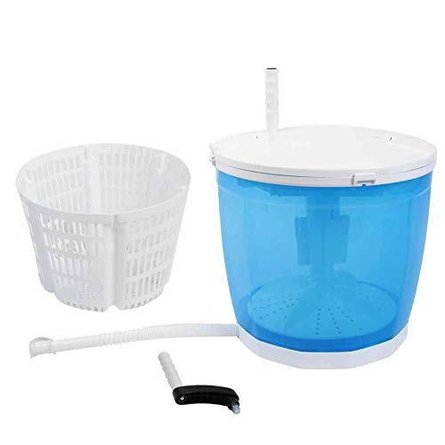 Waschmaschine-2 in 1 Tragbarer handbetriebener Mini-Waschmaschinentrockner für Campingreisen im Freien