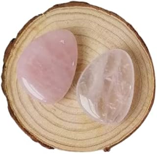 1x ROSE QUARTZ Worry Stone | Single Worry Stone | Crystal Worry Stone | Gemstone Worry Stone | Anxiety Crystals | Self Care Crystals