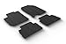 Produktbild Gledring Satz Gummimatten kompatibel mit Hyundai Kona 7/2017- exkl. Hybrid/EV (T Profil 4-teilig + Montage-clips)