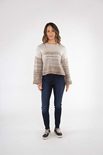 CARVE Designs Women's Estes Ombre Sweater, Caramel Fade, Medium