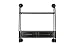 Felis Lifestyle 7600007 Scaffalatura Feng, Metallo, Nero, 81 x 25 x 85.5 cm