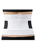 mit Klettverschluss anpassbar Avena Herren Rücken-Stützbandage Extrastark Weiß Gr. one size