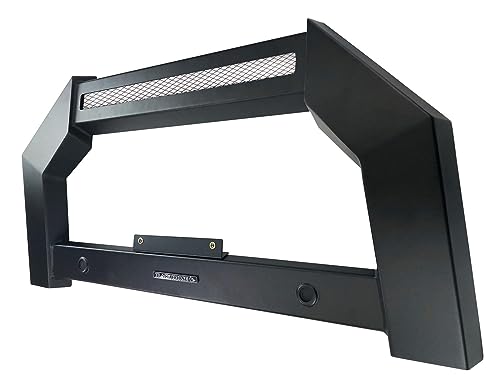 Image of BLACK HORSE AB-DO20 ARMOUR Bull Bar with LED Light Bar Compatible with 2010 Dodge Ram 2500 3500 /2011-2019 Ram 2500 3500