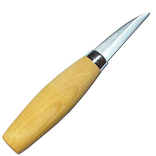 Morakniv Werkzeug Kerbschnitzmesser geölter Birkenholzgriff 3-lagig Gesamtlänge: 16.8 cm, 138406 – Ansicht 3