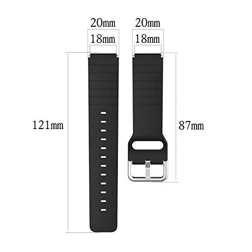 Tyogeephy Replacement Bands Compatible with Xiaomi haylou solar ls01 LS02 Willful SW021 ID205L/SW025 ID205S Smart Watch Band - Image 3