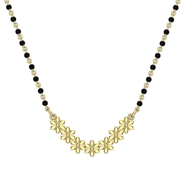 14K/18K Yellow/Rose/White Gold Designer Mangalsutra for Women-image-46