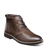 Nunn Bush Men's Ozark 2.0 Plain Toe Chukka Leather Boot, Brown, 10.5 Wide