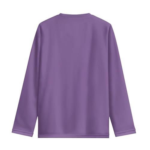 Image of Girls Long Sleeve T Shirt Cute Cartoon Crewneck Shirt for Kids 3-16Y Fall Winter Clothes