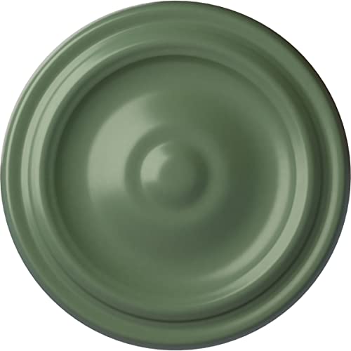 Image of 9 5 /8 inchOD x 1 1 /8 inchP Maria Ceiling Medallion (Fits Canopies up to 1 3 /4 inch), Athenian Green