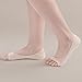 Flammi 3/6 Pairs Women Peep Toe Liner Socks No Show with Nonslip Heel Grip (5-8, 3pairs-beige)