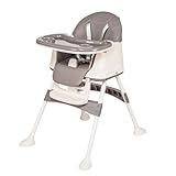 Maxi Baby Cadeira de Alimentação Portátil Bebê Honey (Cinza)