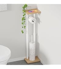 Amazon｜TTWO トイレ収納棚 トイレットペーパーホルダー 幅20×奥行15